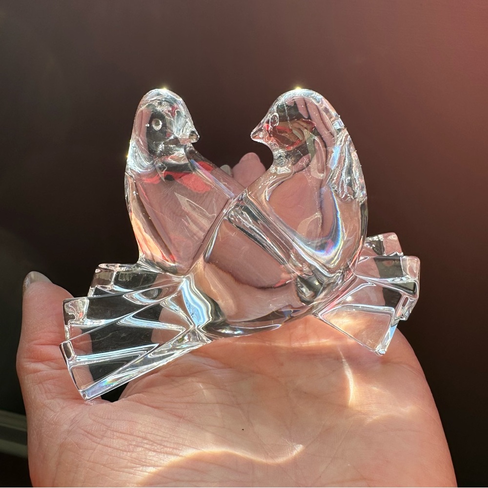 Baccarat Crystal Loving Doves - Picture 5 of 9